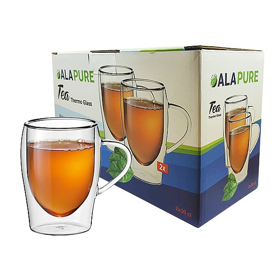 Alapure Verres à thé thermo à double paroi ALA-GLS51