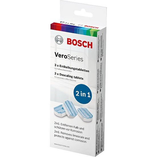 Bosch Vero Series Tablettes de détartrage 2 en 1 00312093 / TCZ8002A / 00576694