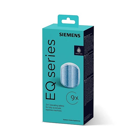 Siemens EQ Series Pastilles de détartrage 00312290 / 00312440 / TZ80032A 2-en-1 (9x36gr)