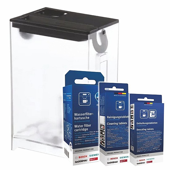 Bosch Maintenance Set Coffee Machine Water Tank + Water Filter + Descaler + Cleaner 00673864